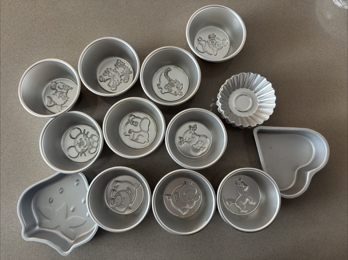 Animal and Shape Baking Molds Set