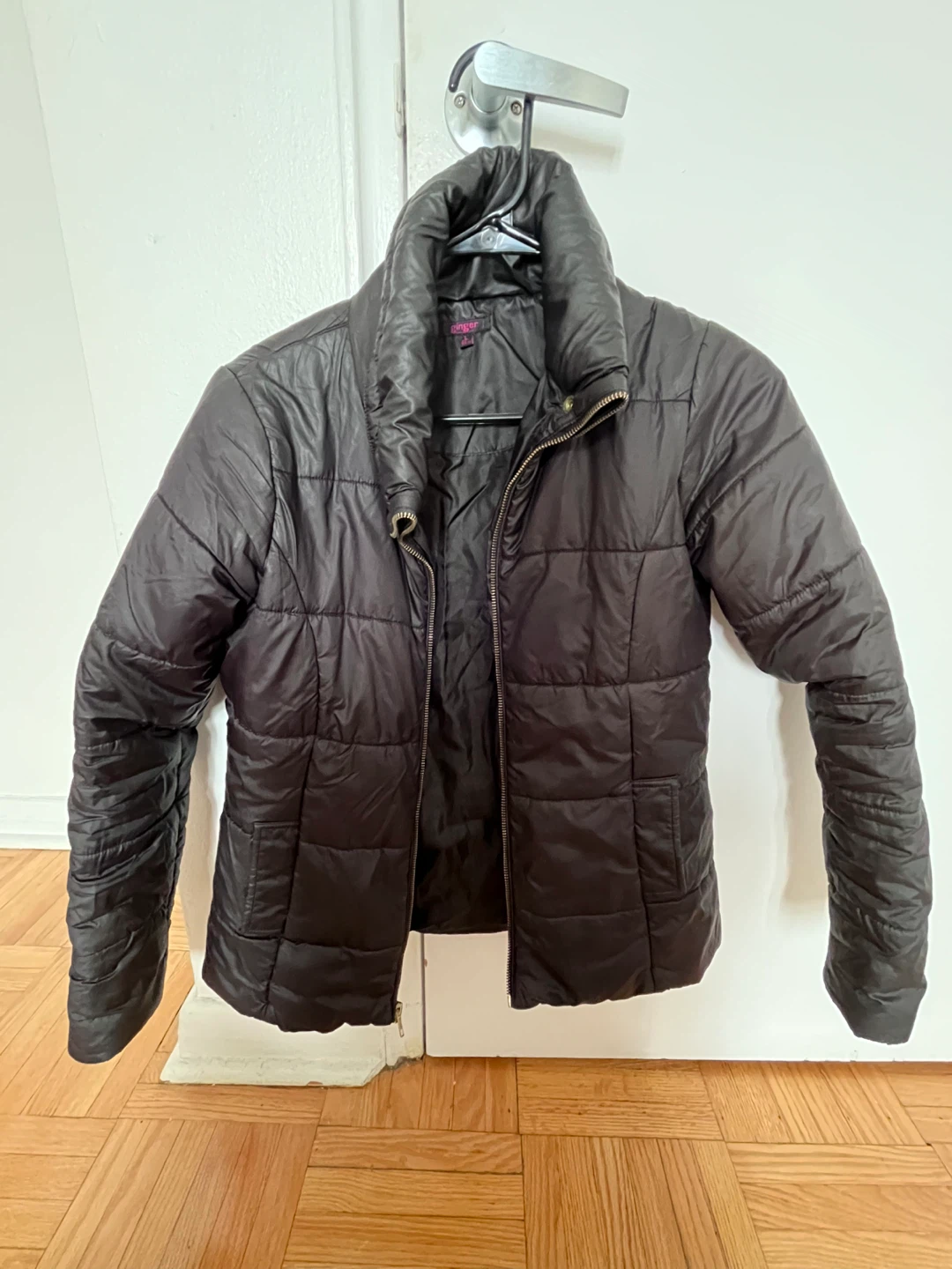 Ginger Puffer Jacket - Black - Size L - photo 5