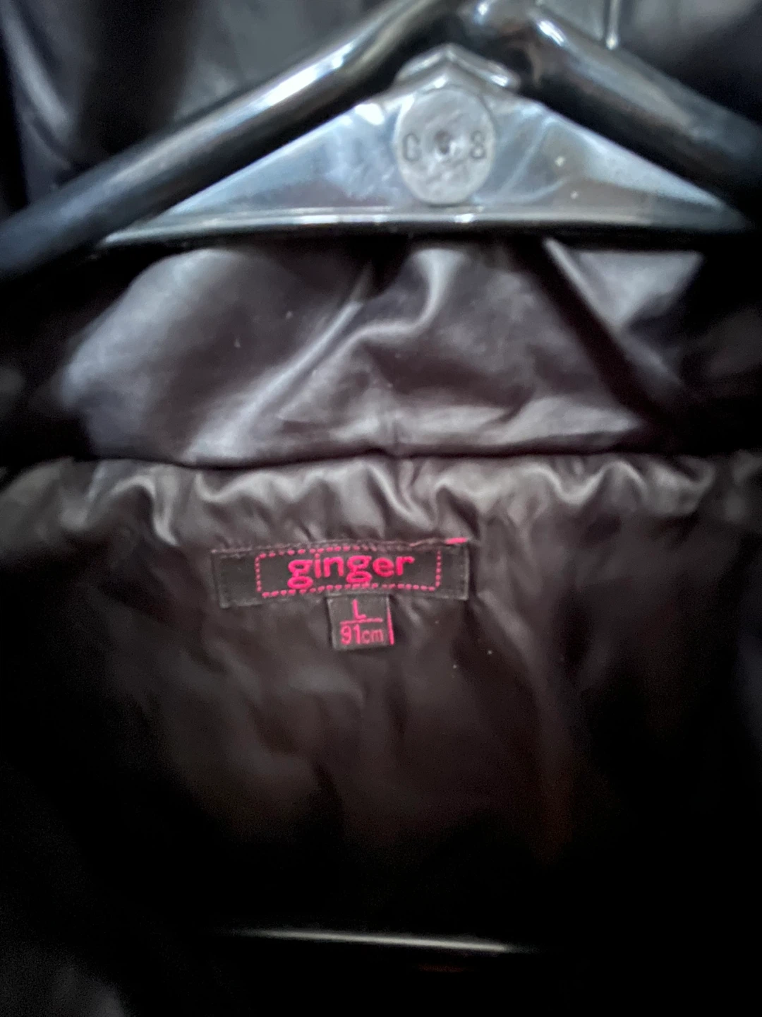 Ginger Puffer Jacket - Black - Size L - photo 3