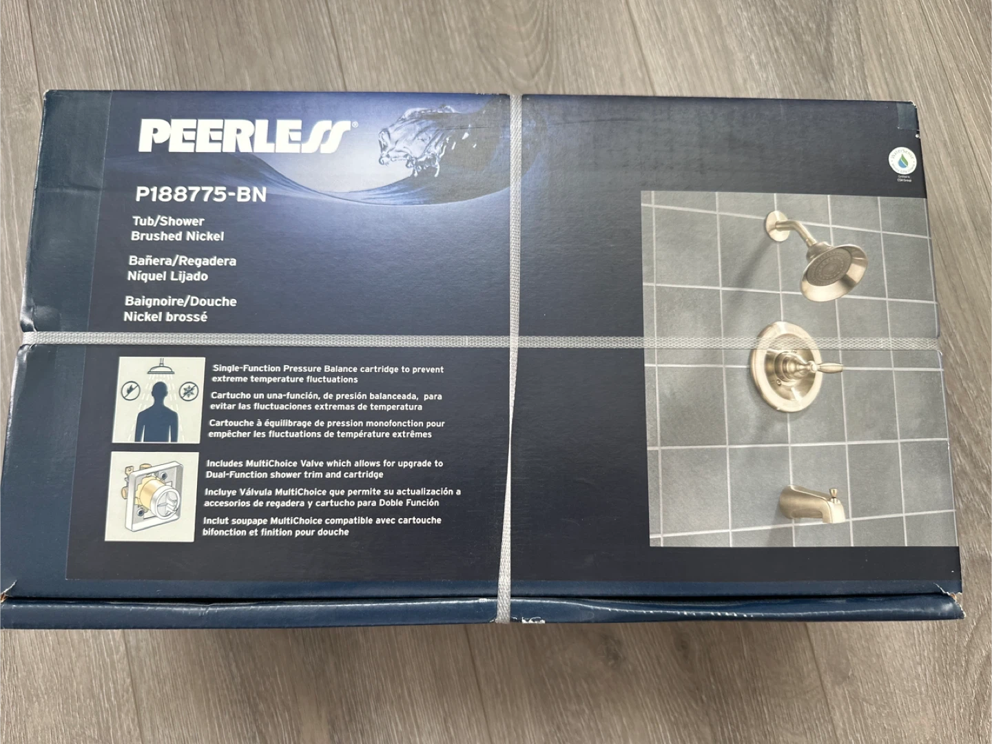 Peerless P188775-BN Tub/Shower Faucet - Brushed Nickel