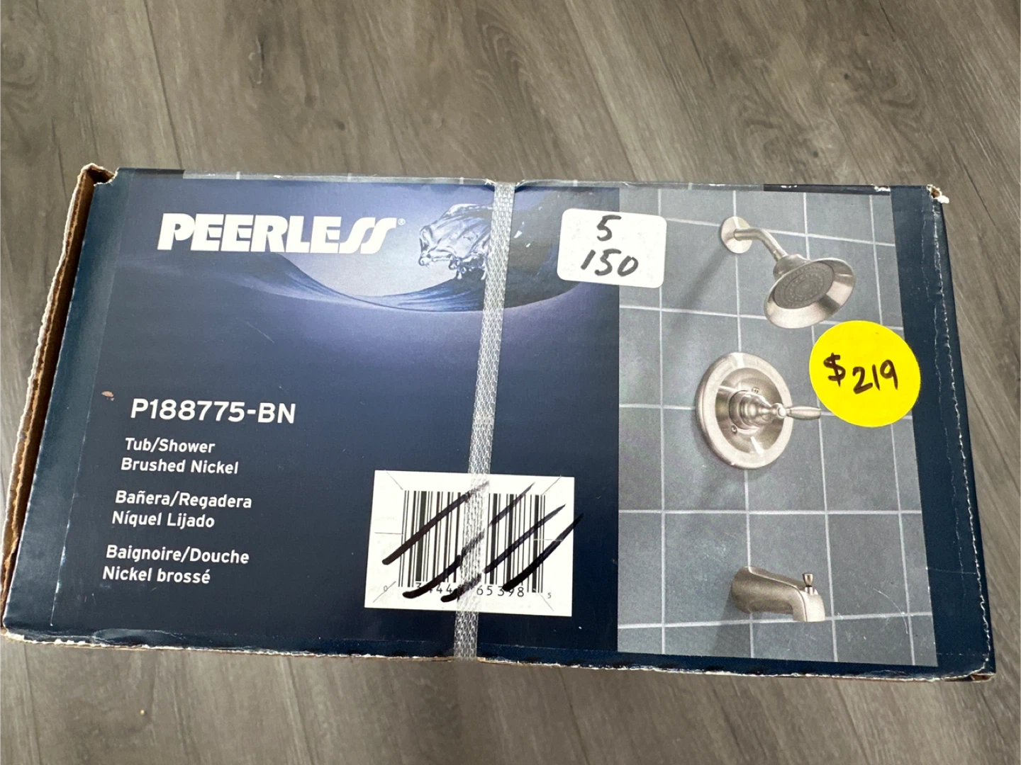 Peerless P188775-BN Tub/Shower Faucet - Brushed Nickel - photo 2
