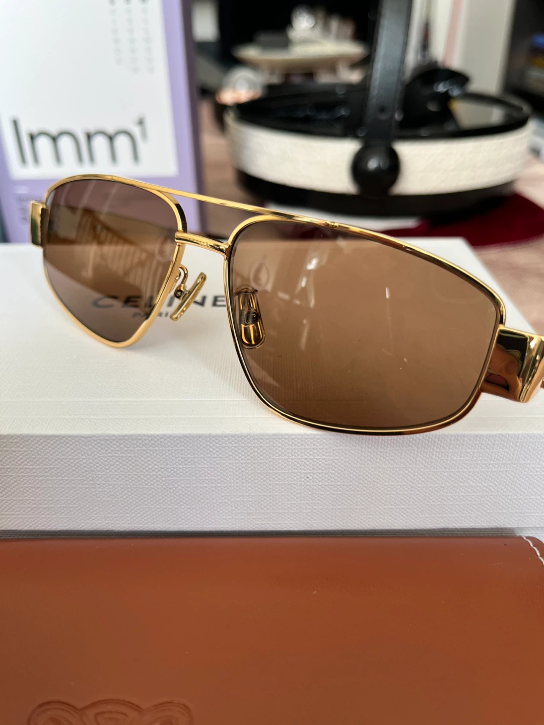 Gold Aviator Sunglasses - photo 3