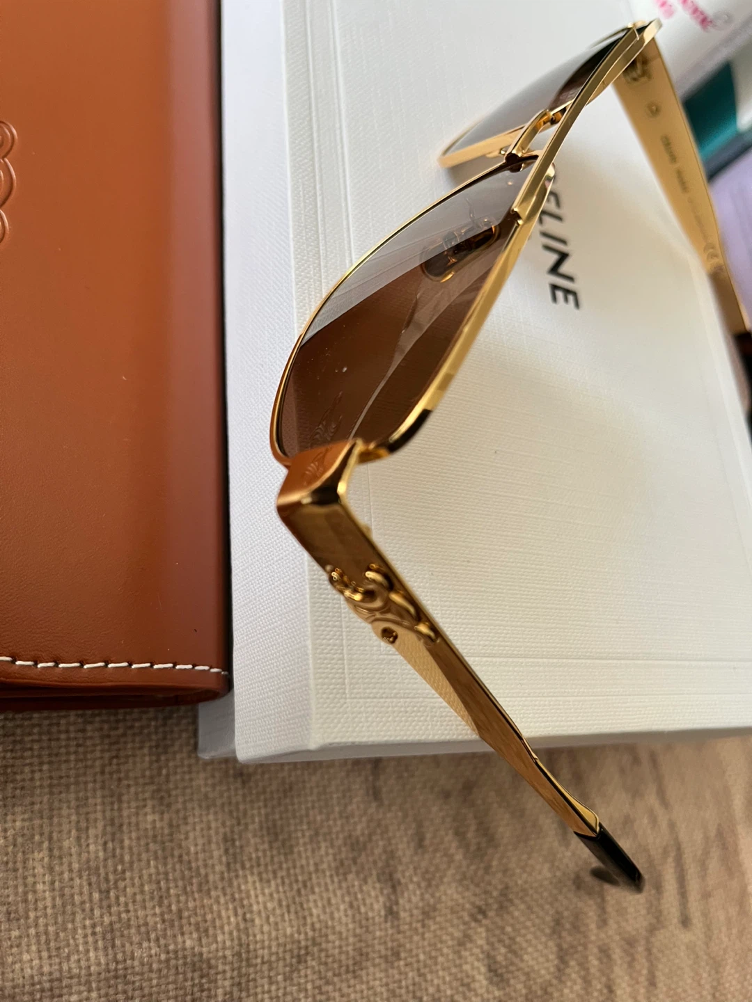 Gold Aviator Sunglasses - photo 5