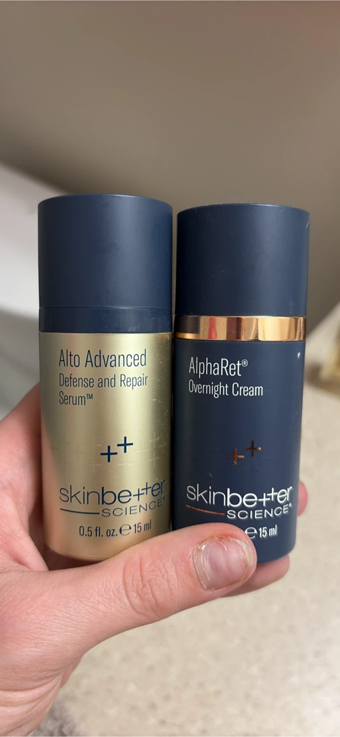 Brand new Skinbetter Science Advanced Serum & AlphaRet Cream Set