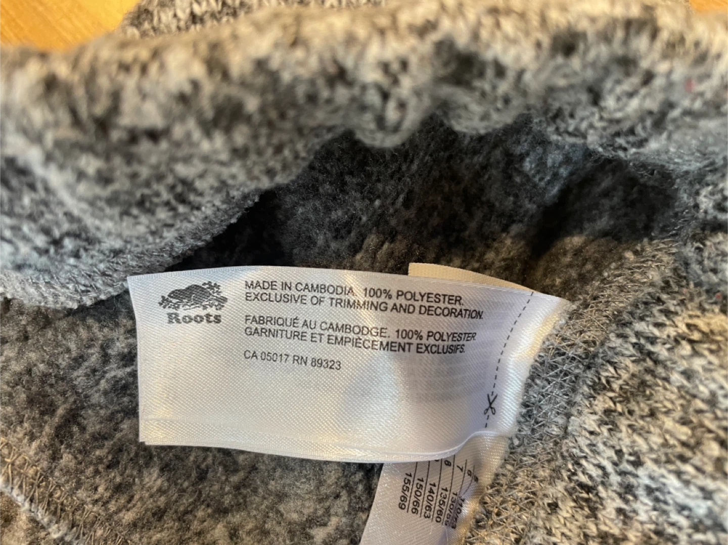 Roots Kids Grey Sweatpants Size 12 - photo 3