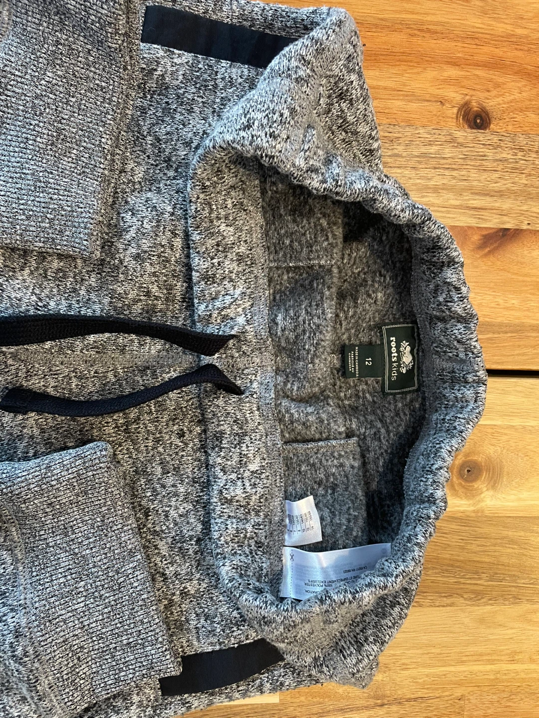 Roots Kids Grey Sweatpants Size 12 - photo 2