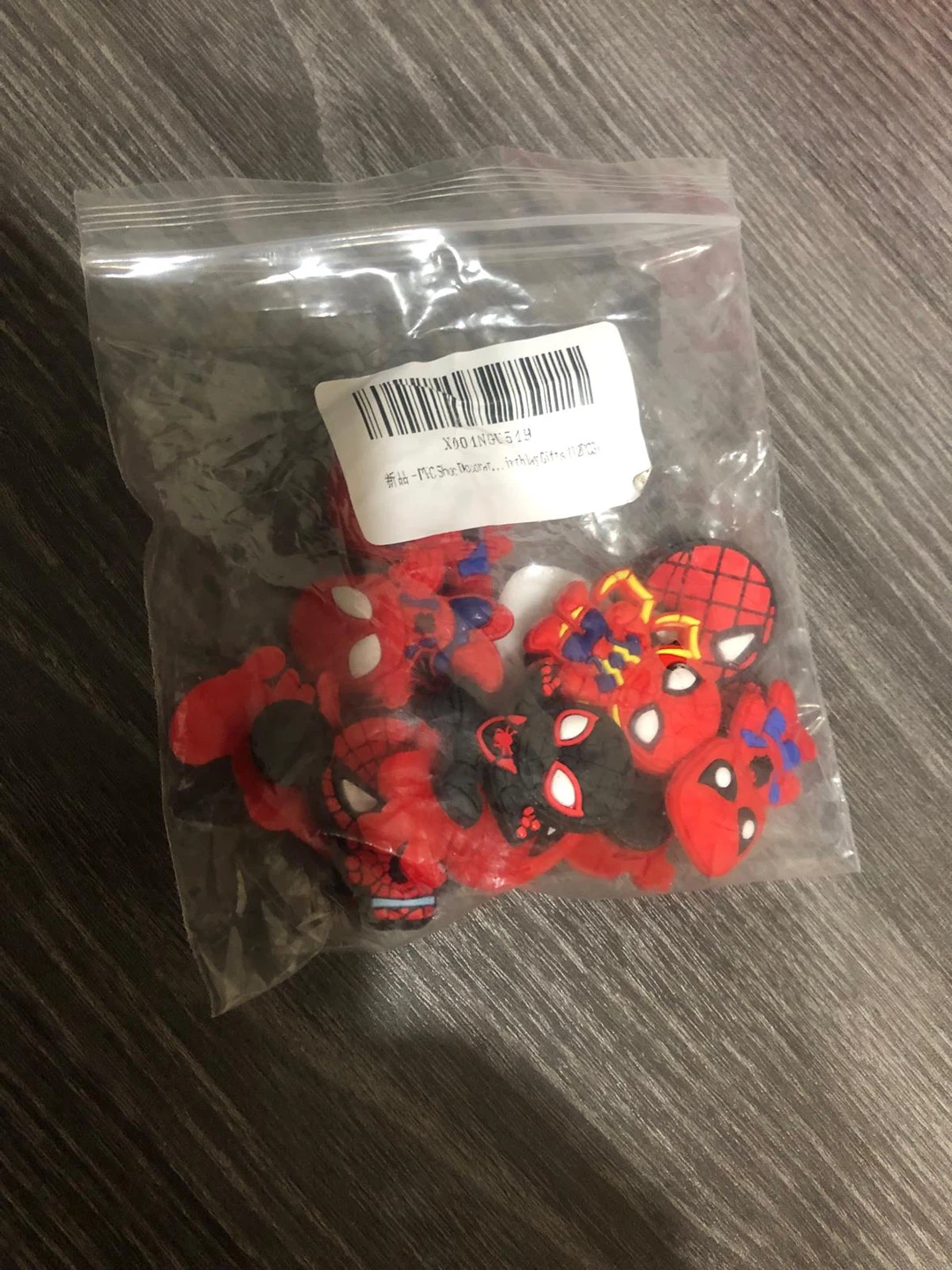 New -Spider-men & Friends kids Shoe Charms 12 pcs!