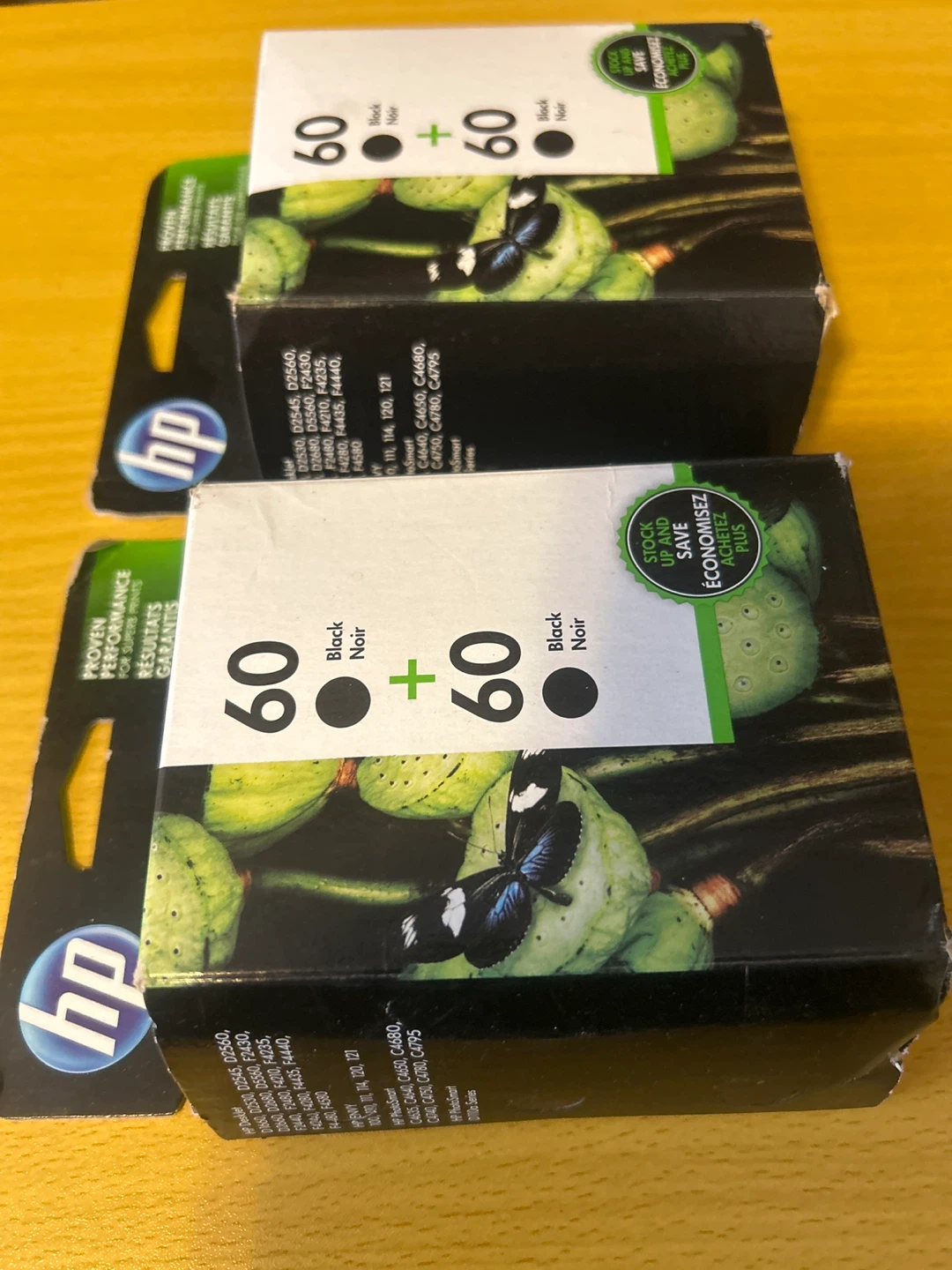 HP 60 Black Ink Cartridges (Twin Pack) - photo 2