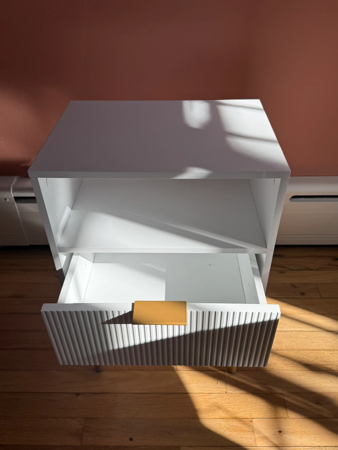 Small white nightstand / side table - photo 3