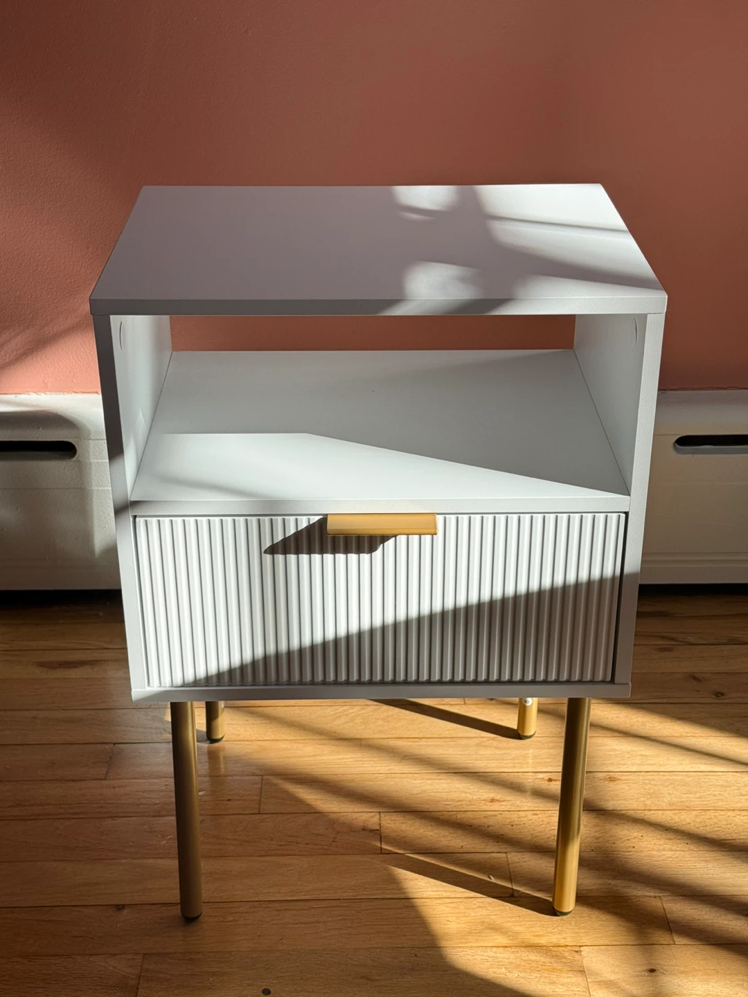 Small white nightstand / side table - photo 2