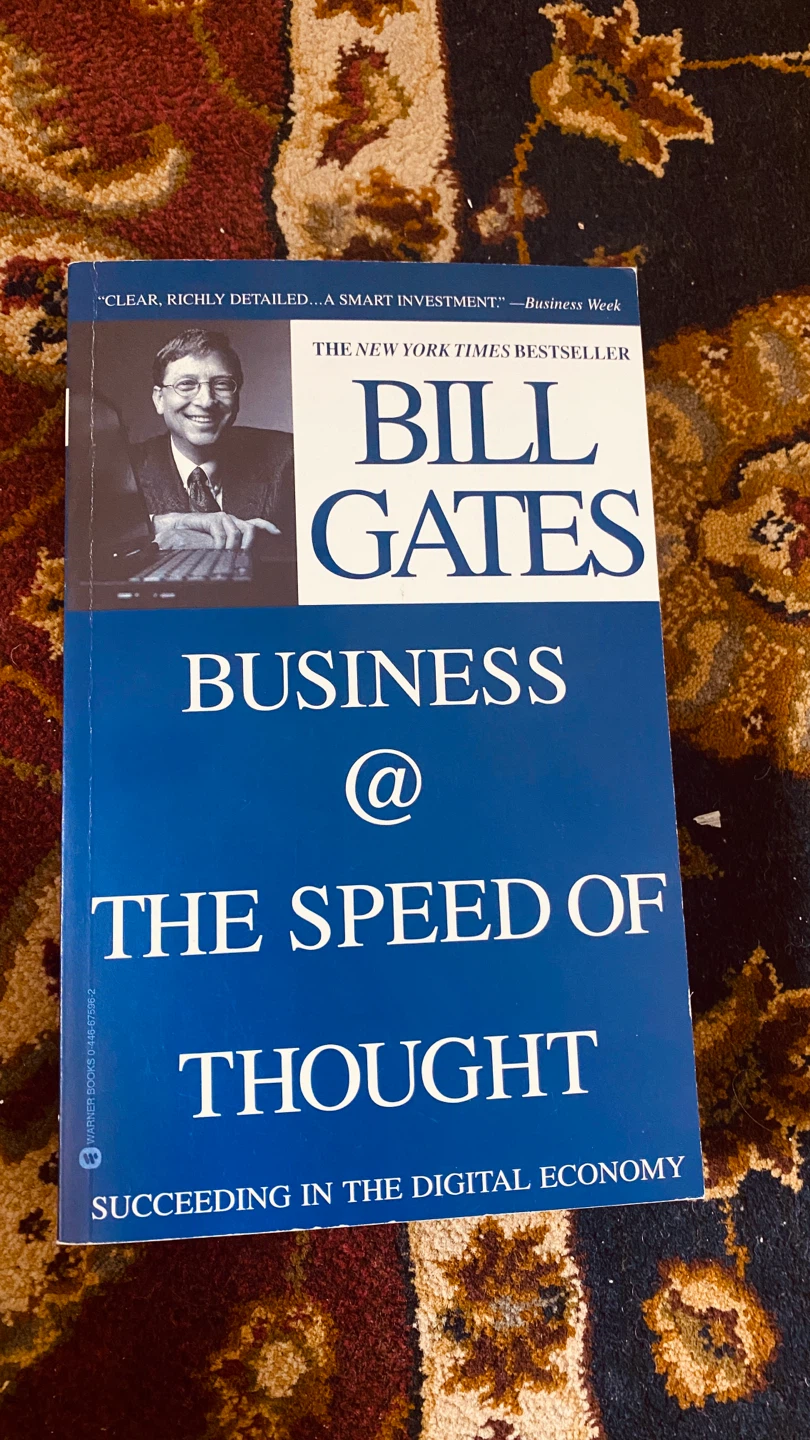 Bill Gates Business @ The Speed of Thought Book