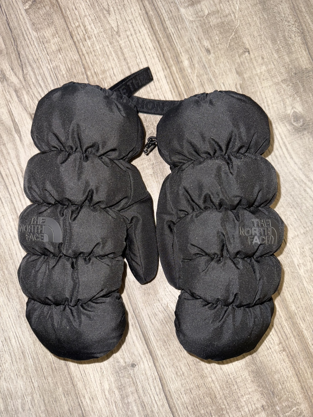 The North Face Black Puffer Mittens