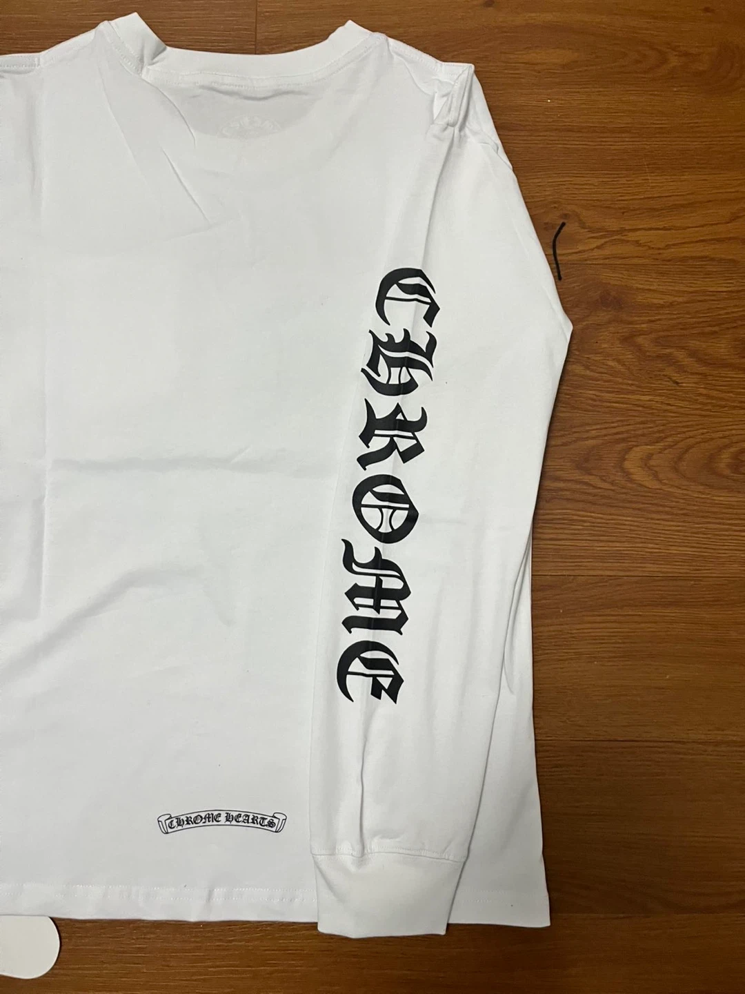 Chrome Hearts Long Sleeve Shirt - White, Size M - photo 2