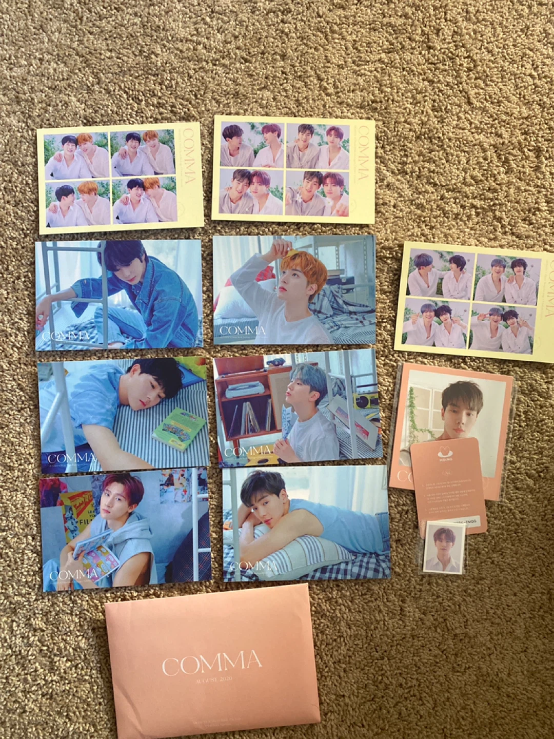 MONSTA X COMMA Photo Book Package August 2020 - photo 4