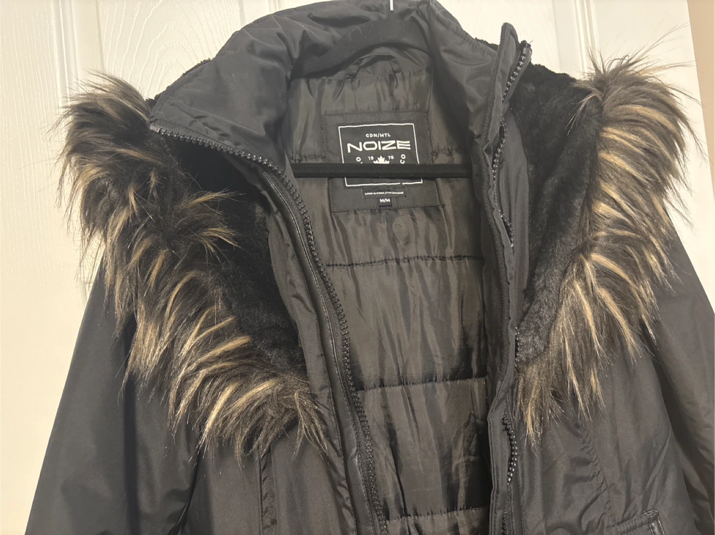 NOIZE Outerwear Black Parka Jacket - Size M/M - photo 5