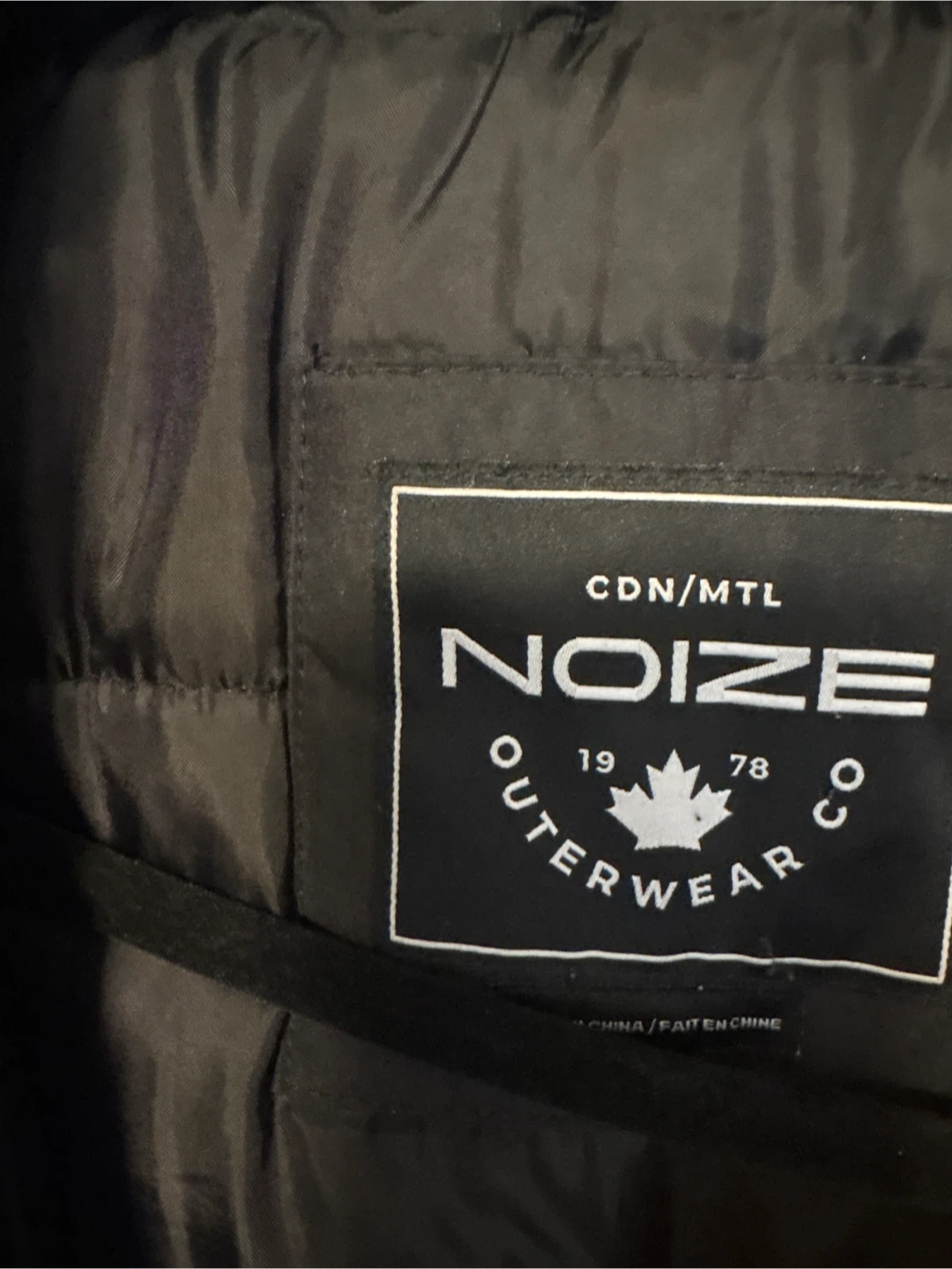 NOIZE Outerwear Black Parka Jacket - Size M/M - photo 4