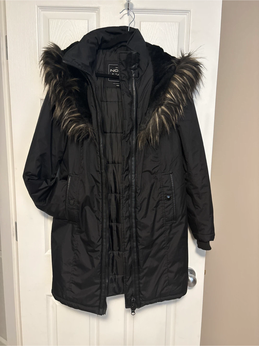 NOIZE Outerwear Black Parka Jacket - Size M/M