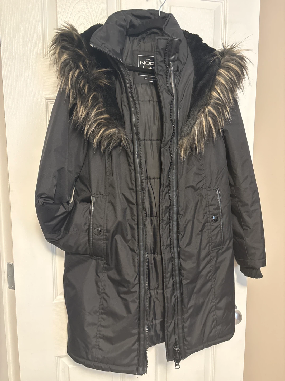 NOIZE Outerwear Black Parka Jacket - Size M/M - photo 2