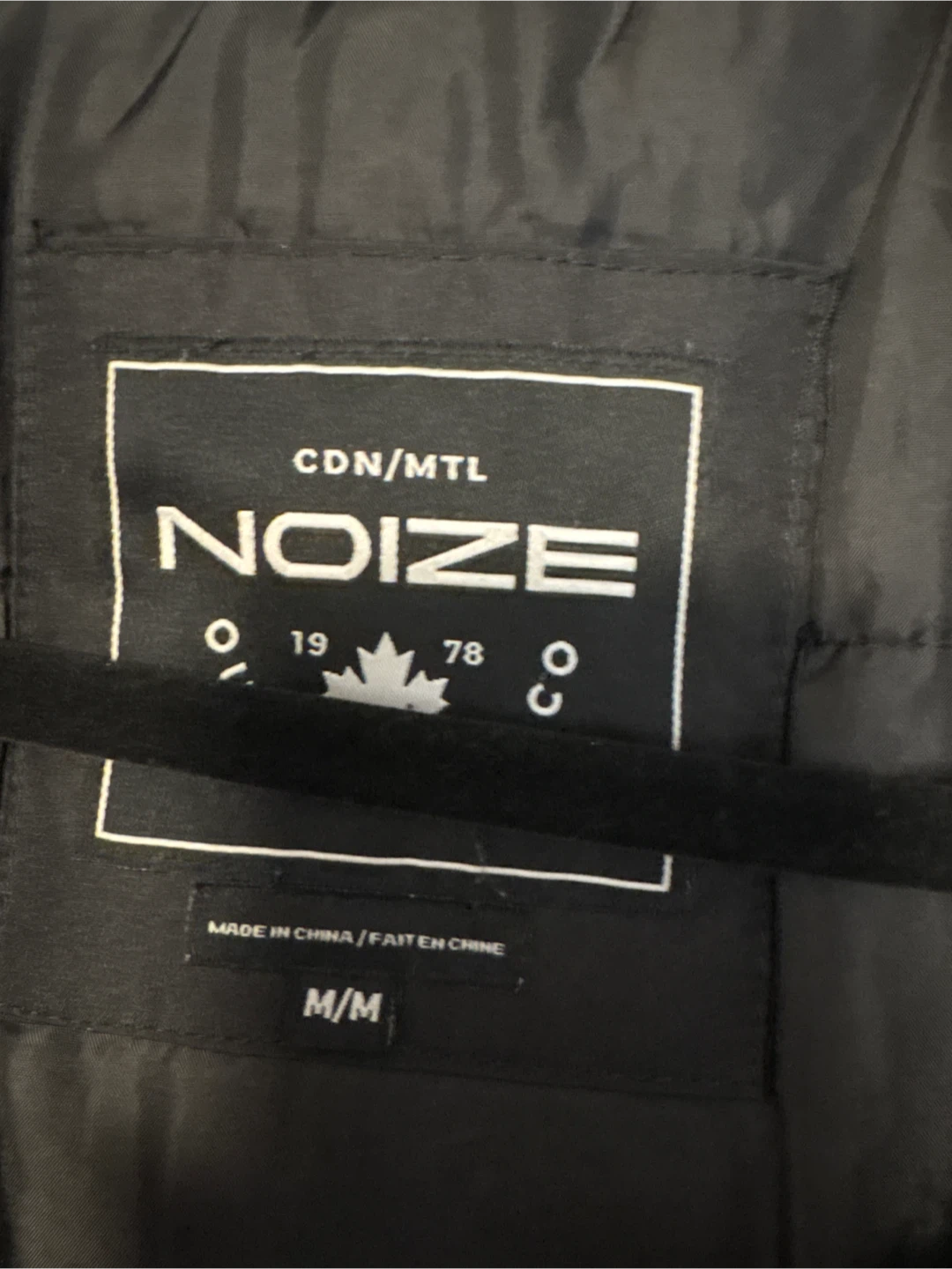 NOIZE Outerwear Black Parka Jacket - Size M/M - photo 3
