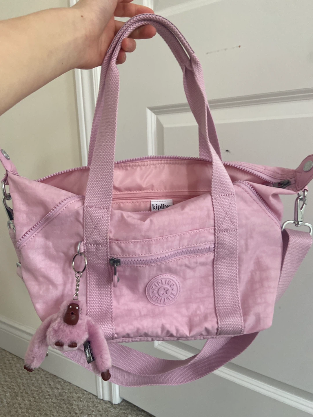 Kipling Art Mini Handbag Pink
