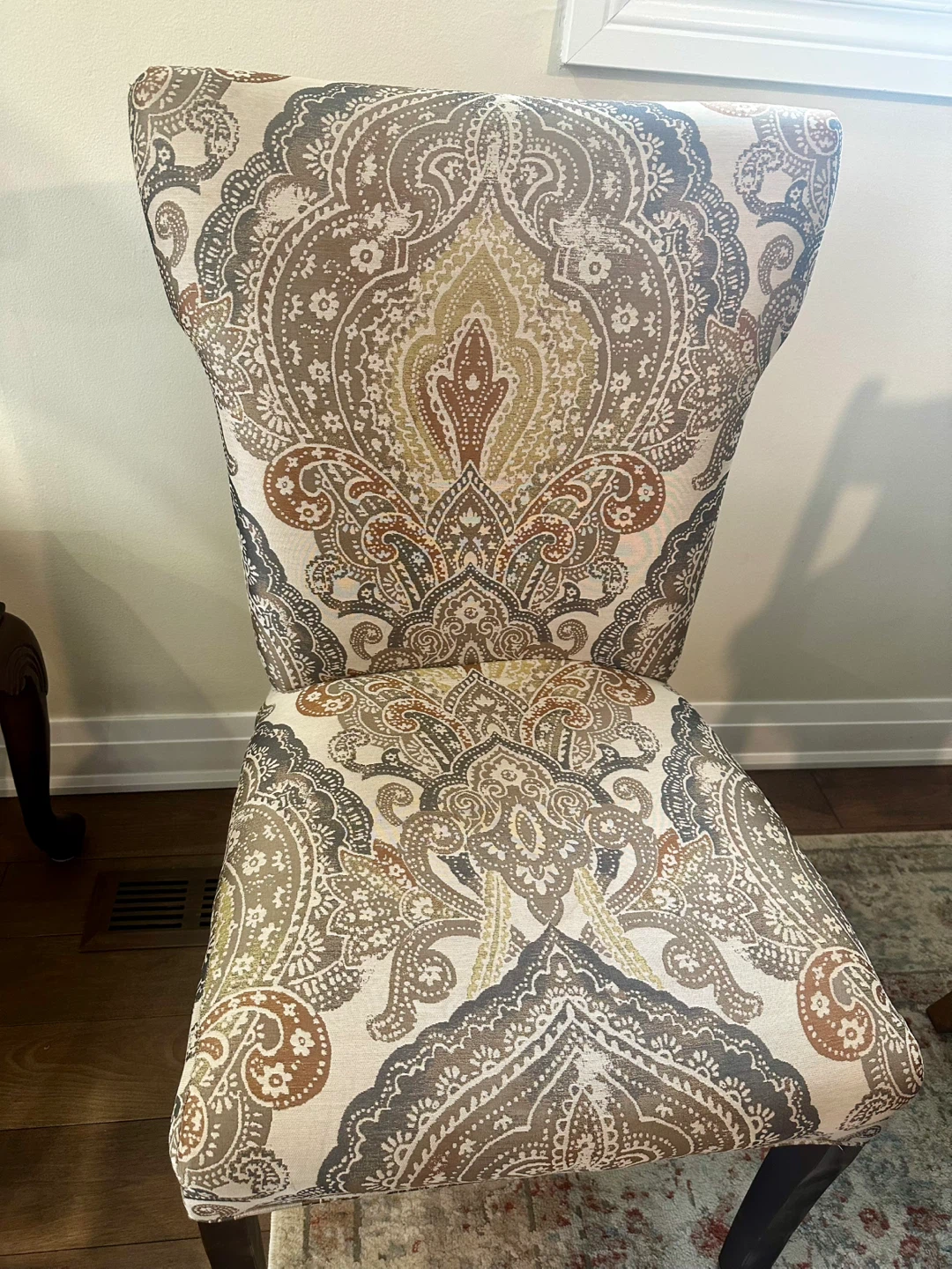 Fabric Chair with Paisley Pattern - photo 3