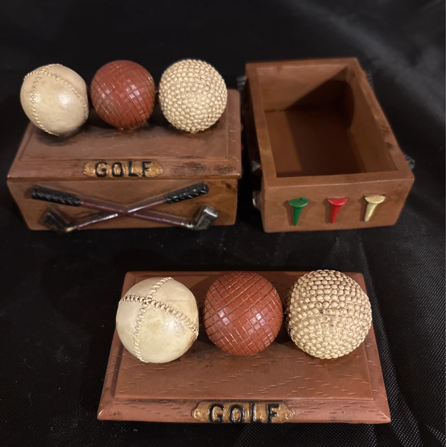 Decorative Golf Ball Holder Box - photo 3