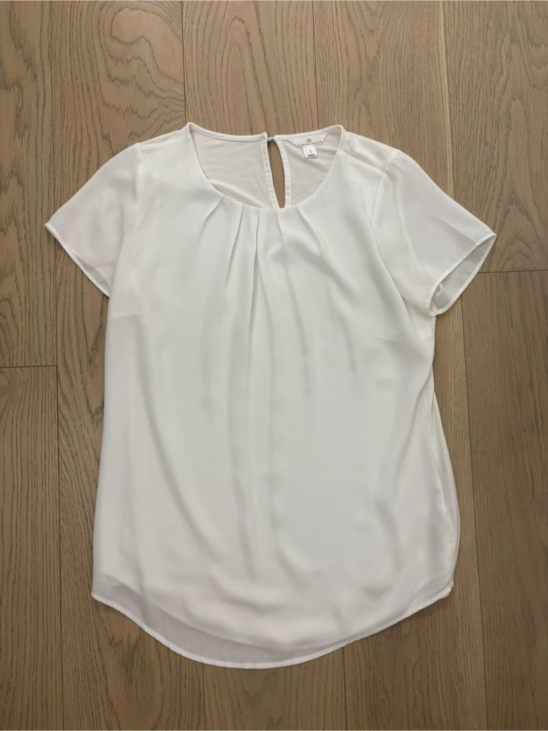 CAMBER&GRACE White Short Sleeve Top - Size S