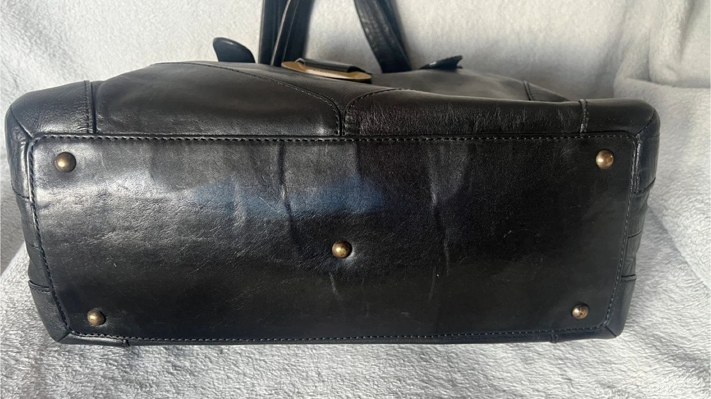 Chloé Black Leather Satchel Handbag - photo 5