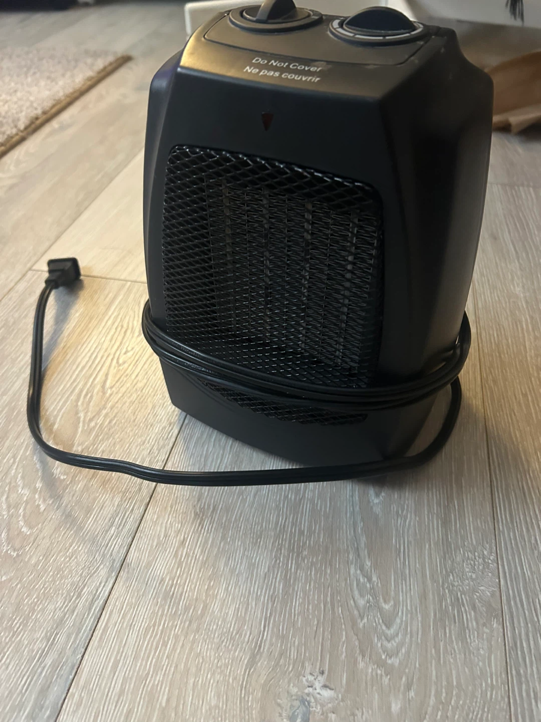Black Portable Electric Heater