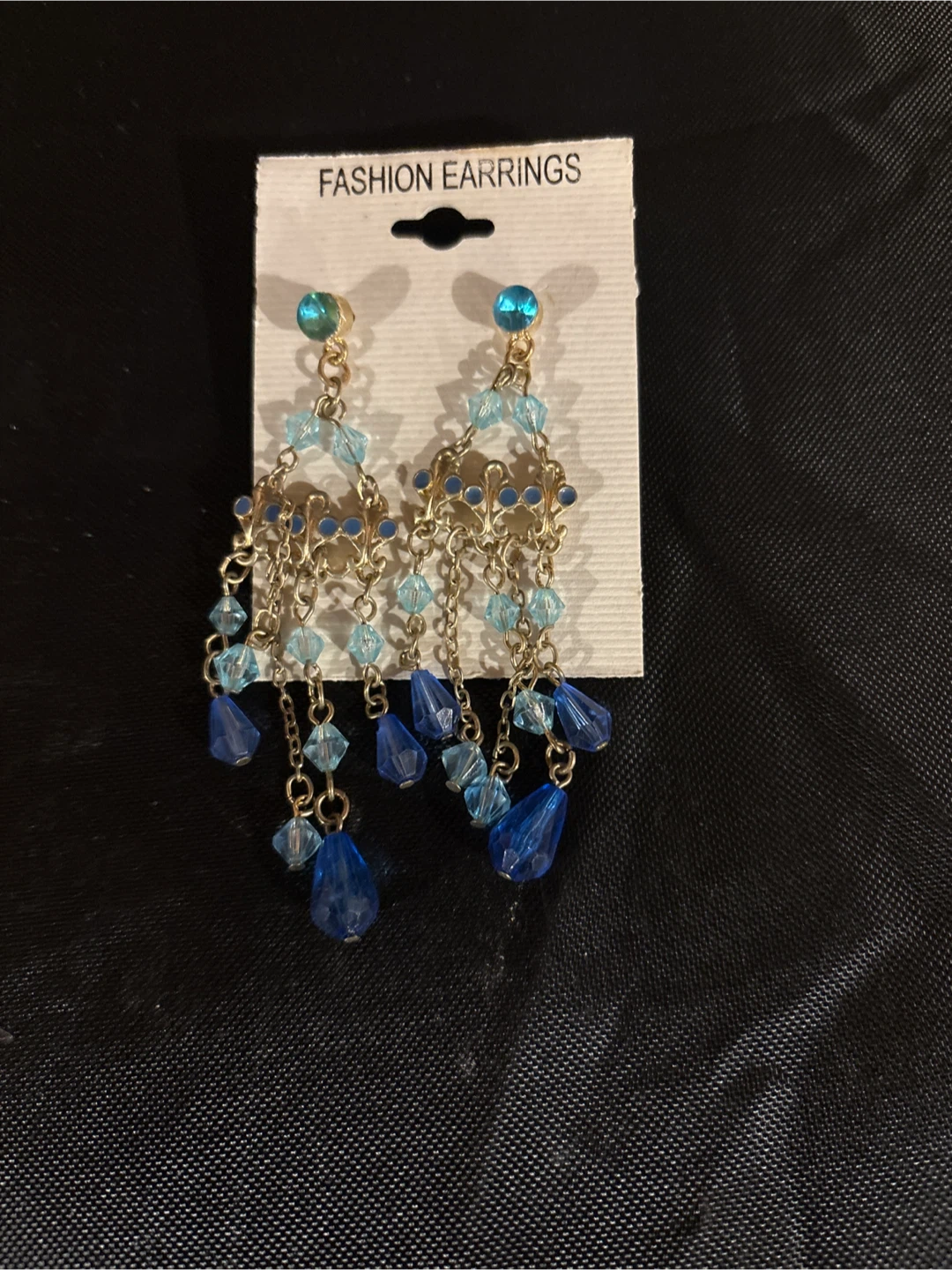 Fashion Earrings -  Chandelier Style Beads - photo 4