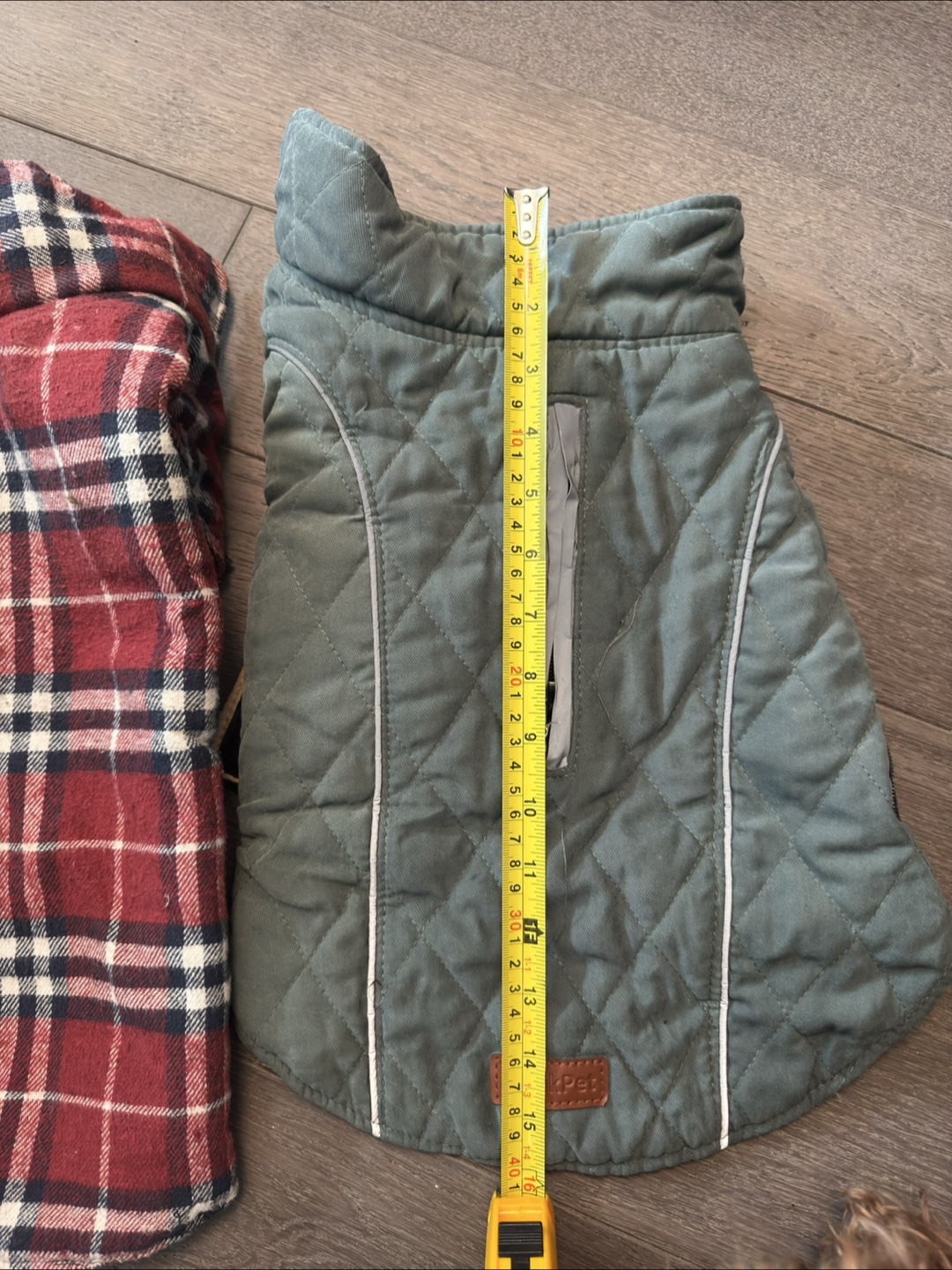 Dog Coats - Plaid & Quilted Winter Jacket - photo 2