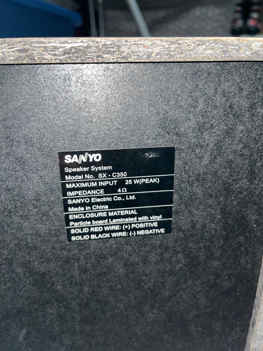Sanyo SX-C350 Bookshelf Speakers - photo 3
