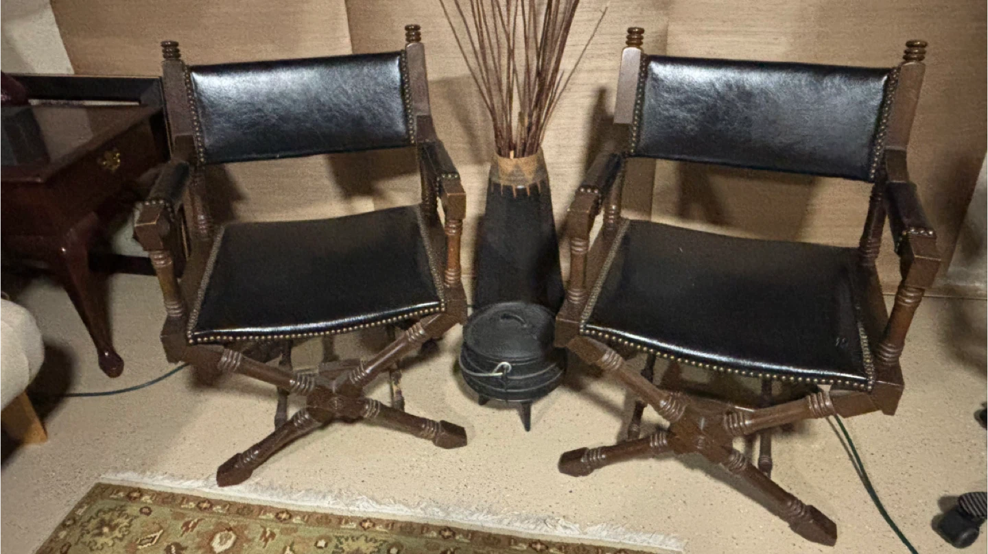 Pair of Vintage Directors Chairs