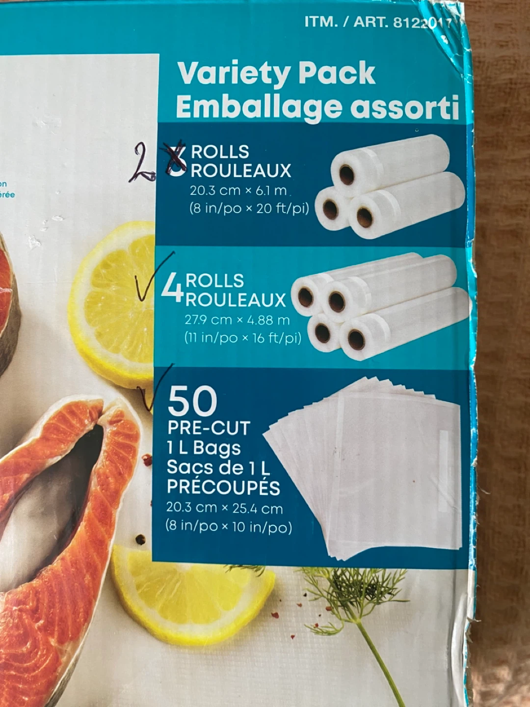 Kirkland Signature Vacuum Sealing Bags Variety Pack - photo 2