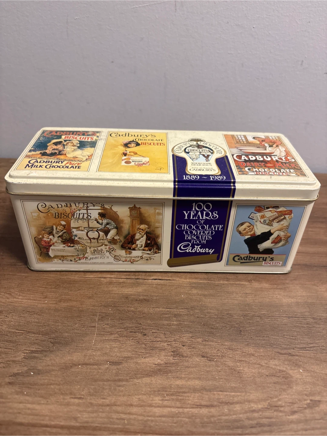 Cadbury's 100 Years Chocolate Biscuits Commemorative Tin - photo 3