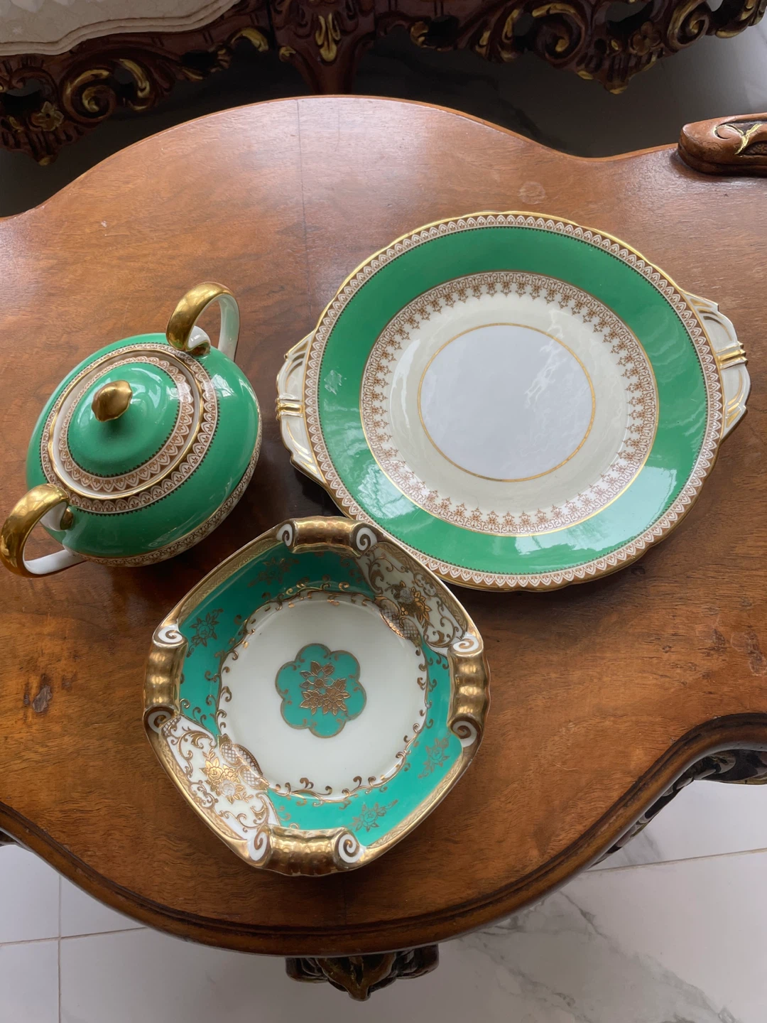 Meito China Hand Painted Tea Set - photo 4