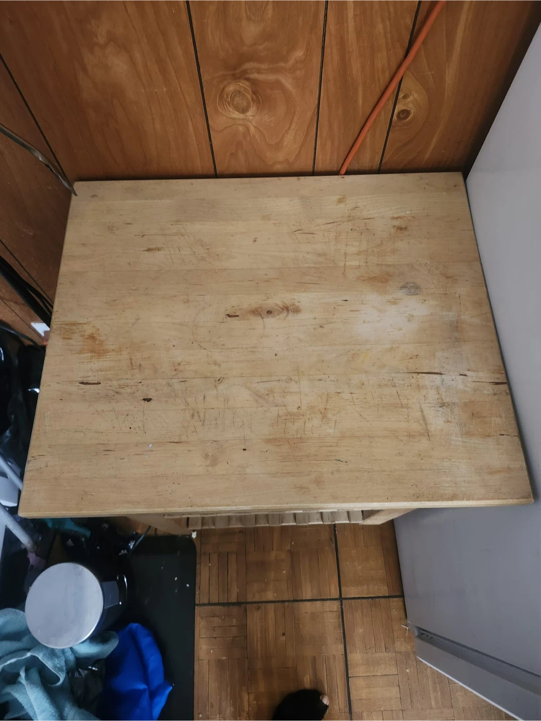 Wooden Kitchen Cart with Shelves - photo 5