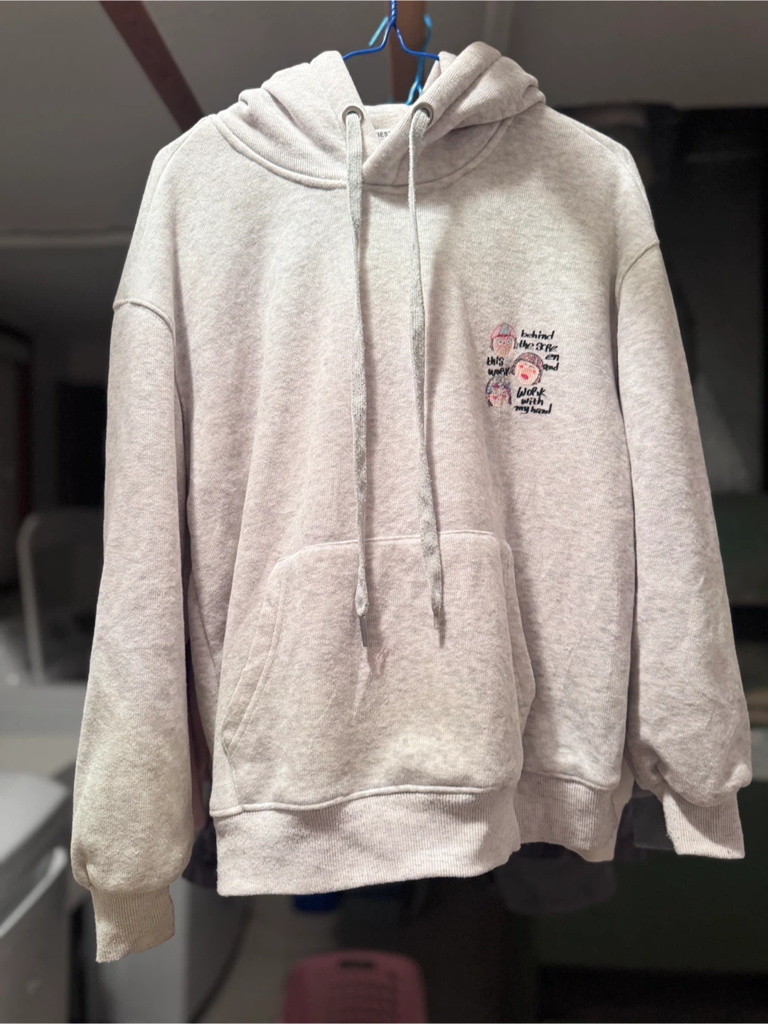 Grey Graphic Hoodie - photo 2