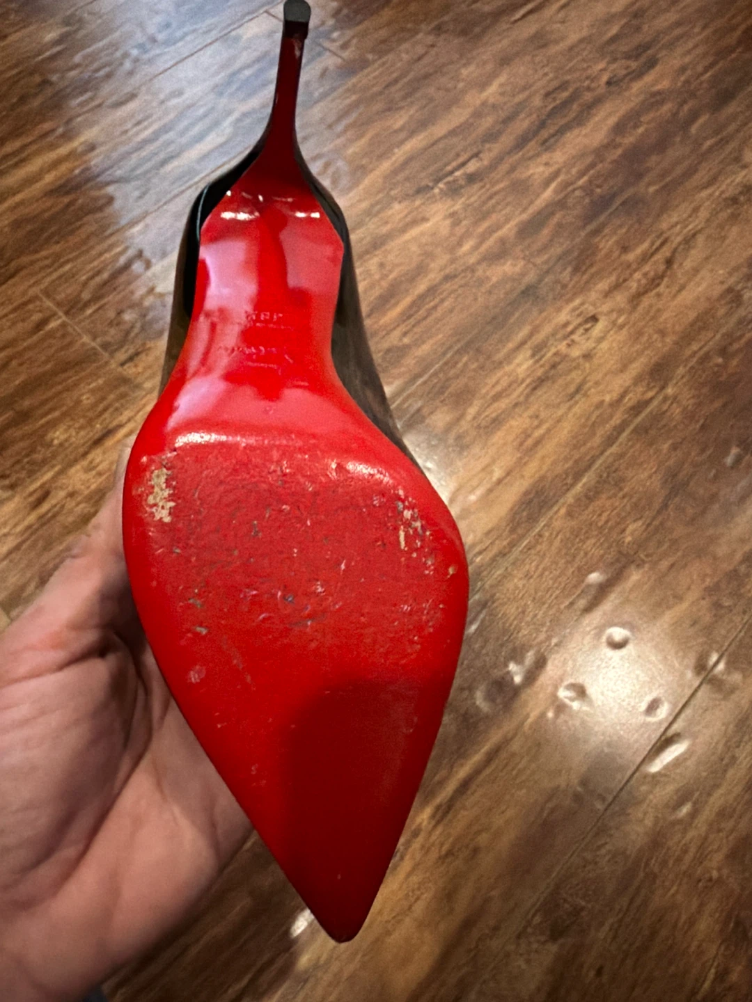 Christian Louboutin Black Patent Leather Heels 38 1/2 - photo 4