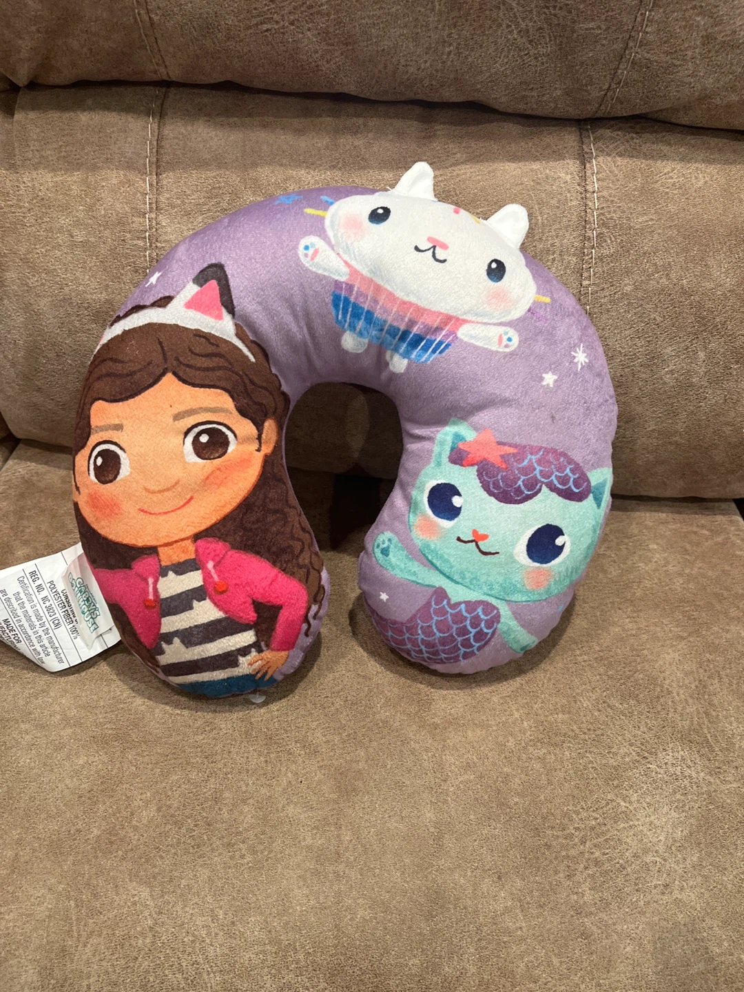 Gabby's Dollhouse Travel Neck Pillow