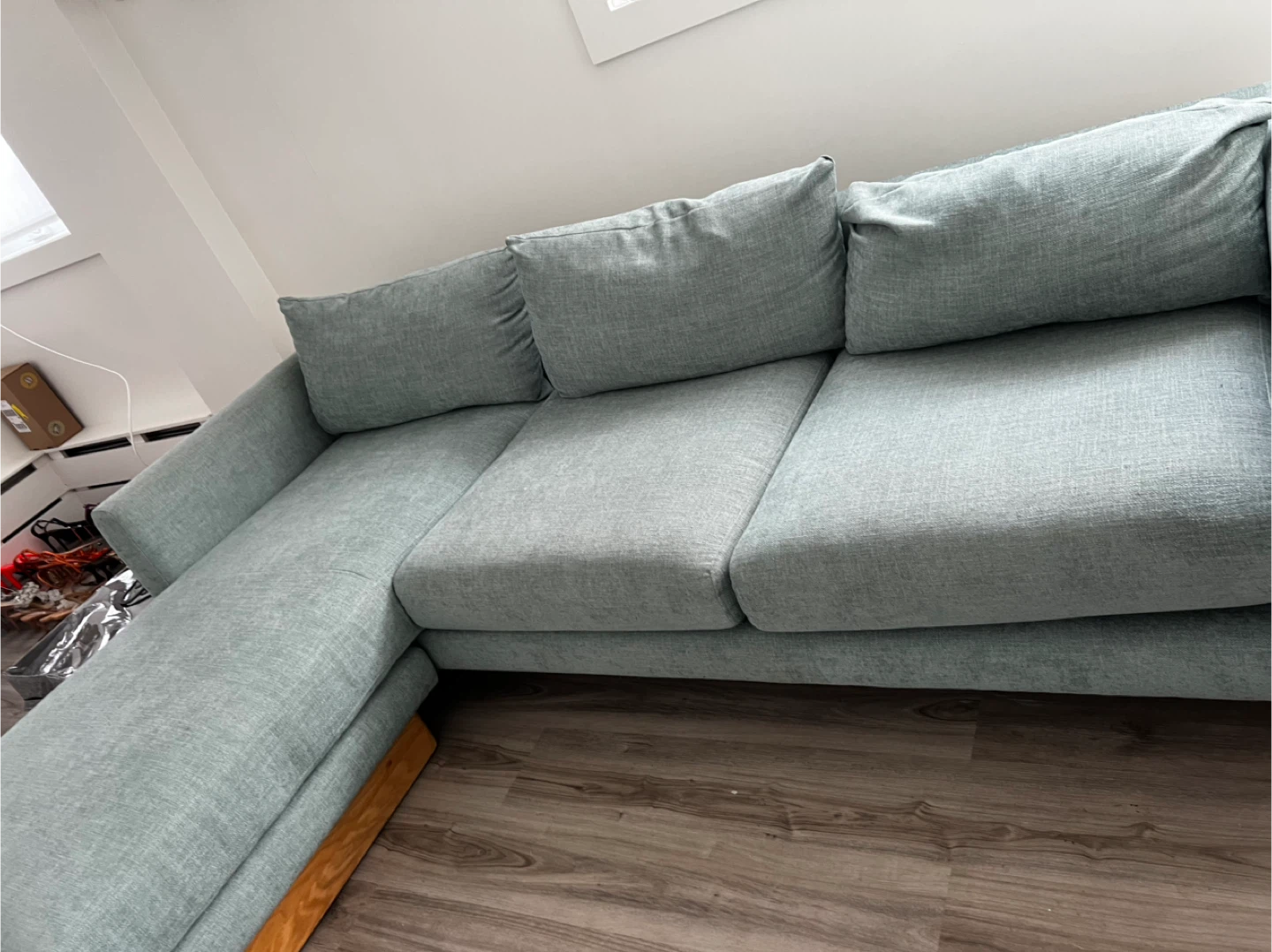 Light Blue Sectional Sofa