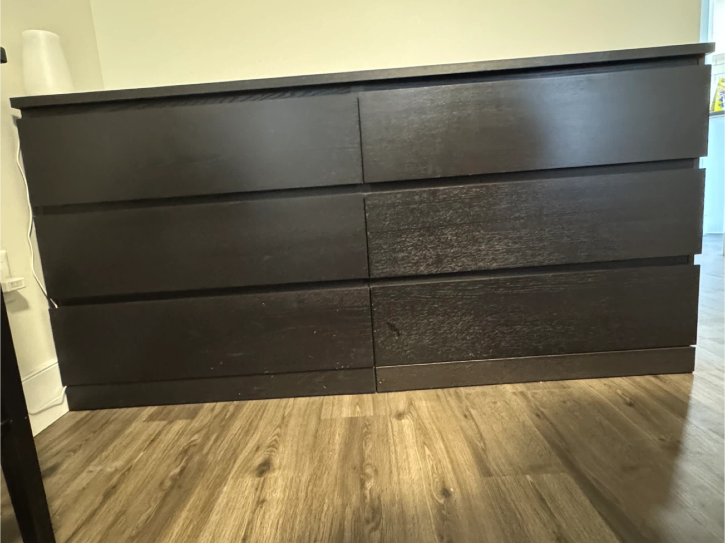 Dark Brown 6-Drawer Dresser - photo 2