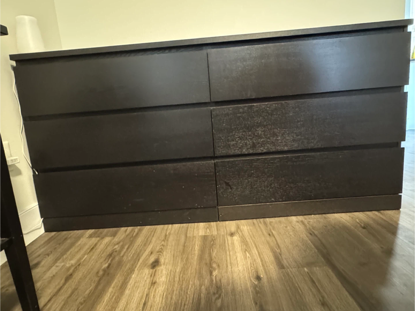 Dark Brown 6-Drawer Dresser