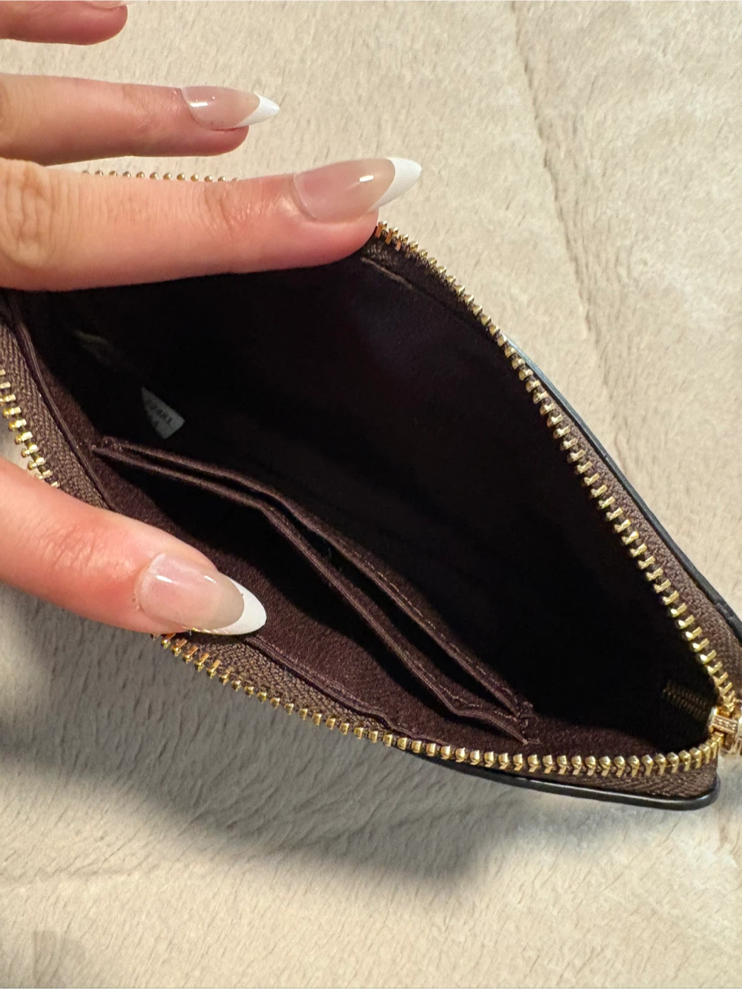 Coach Signature C Zip Wristlet Brown/Black - photo 3