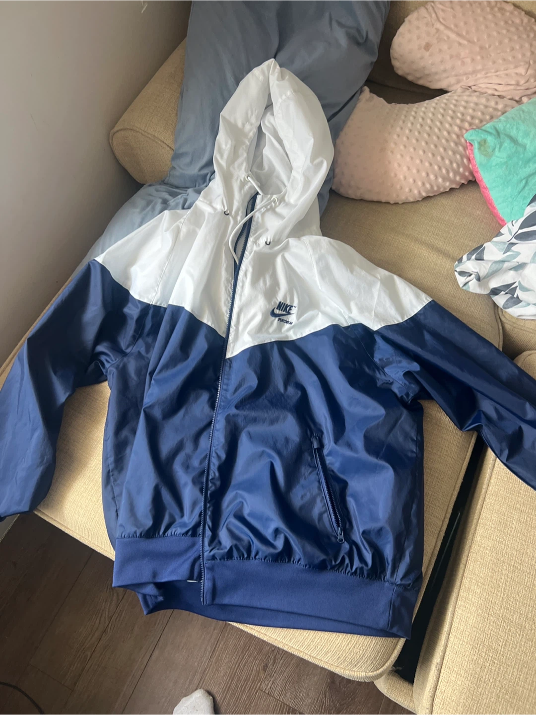 Nike The Windrunner Jacket  XL Navy/White - photo 4