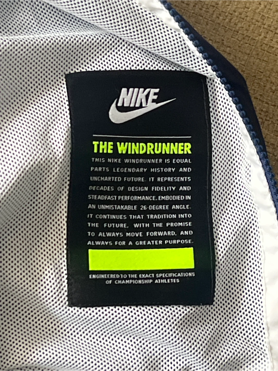 Nike The Windrunner Jacket  XL Navy/White - photo 2