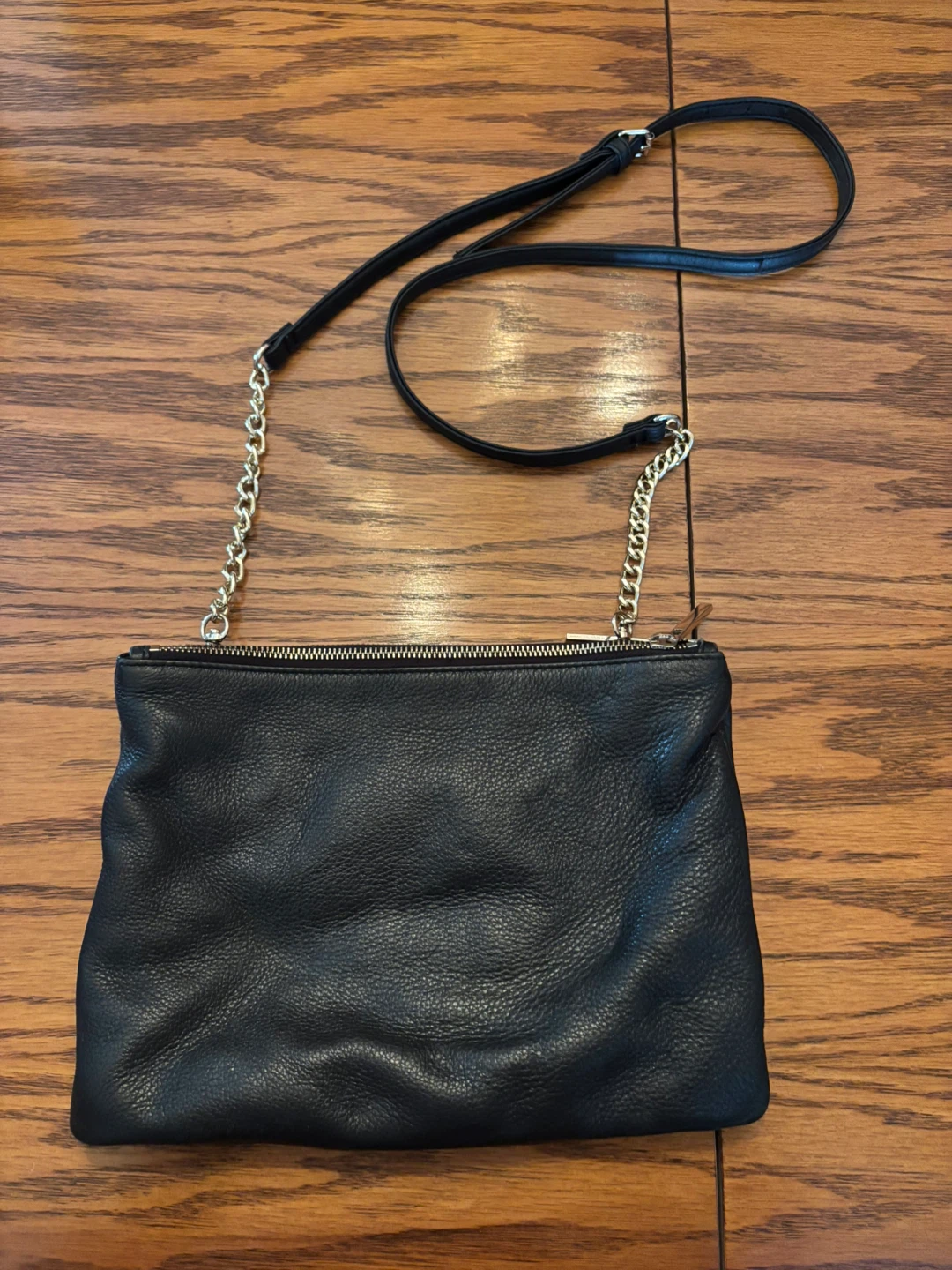 DANIER Black Leather Crossbody Bag - photo 2