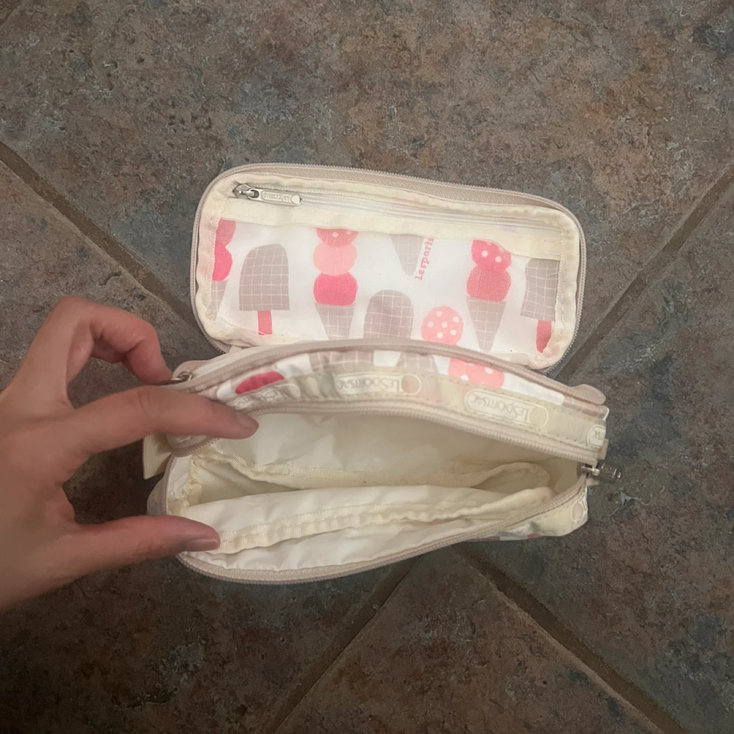 LeSportsac Cosmetic Bag - Ice Cream Print - photo 4