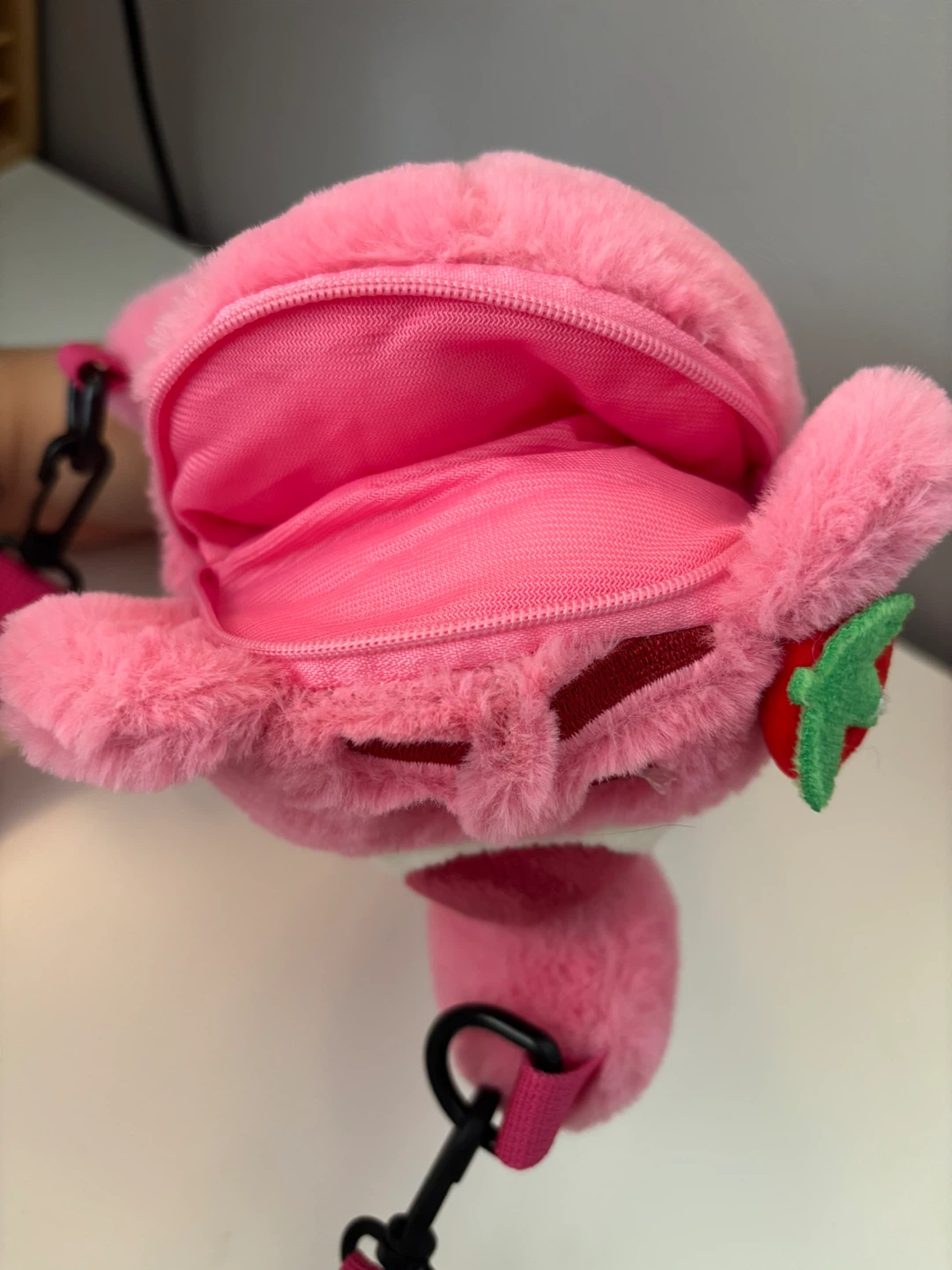 Pink Lotso Bear Plush Bag - photo 2