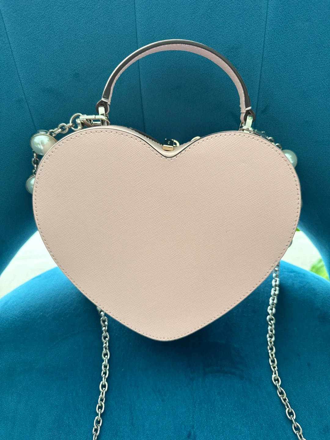 Kate Spade New York Heart Shaped Purse with Pearls - photo 2